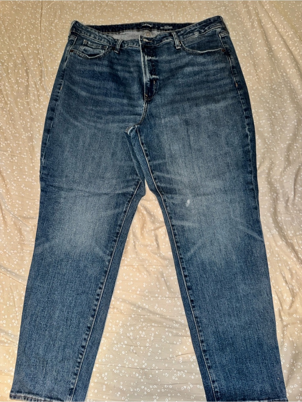 Old Navy High Rise OG Straight Blue Jeans 18